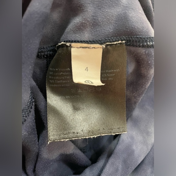 Lululemon Wunder Train High-Rise Short - Diamond Dye Shade Naval Blue - Picture 5 of 5